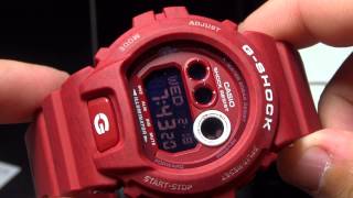 CASIO GSHOCK REVIEW AND UNBOXING GDX6900HT4 quotHEATHEREDquot SERIES RED VERSION [upl. by Joni594]