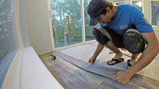 Install Engineered Vinyl Plank Flooring Vid  12 [upl. by Tannenbaum]