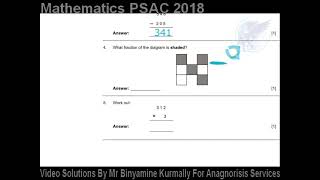 Question 4 PSAC 2018 [upl. by Sedberry968]