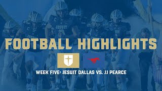 Jesuit Dallas Football  JJ Pearce Highlights  Oct 4 2024 [upl. by Anyd]