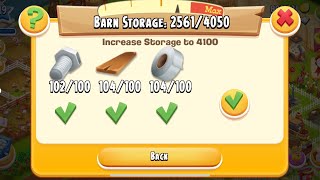 Upgrading Barn to 4100🥳🥳  Hay Day Lvl 119 Gameplay [upl. by Lesnah]