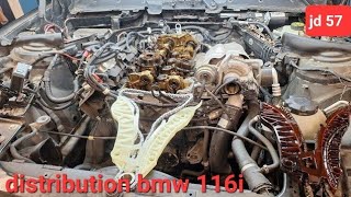 tuto chaine distribution bmw 118i 116i [upl. by Bouchard]