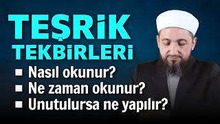 Teşrik Tekbirleri nasıl okunur  Teşrik tekbirleri ne zaman [upl. by Notnirb]