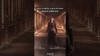 Doctor Strange in the Multiverse of Madness  Scarlet Witch escaping Mirror Dimension l shorts [upl. by Atteynod]