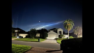 Falcon 9 Jellyfishing effect  Jacksonville Florida [upl. by Lenoil195]