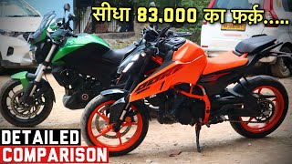 2024 KTM DUKE 390 VS DOMINAR 400 DETAILED COMPARISON  UNEXPECTED [upl. by Nnaeed]