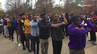 Gamma Sigma Ques Set it OWT  Alabama State University Graduation 2023  Omega Psi Phi [upl. by Hawley]