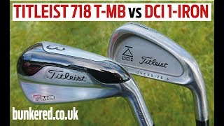 OLD SCHOOL 1IRON vs TITLEIST 718 TMB [upl. by Alpheus]