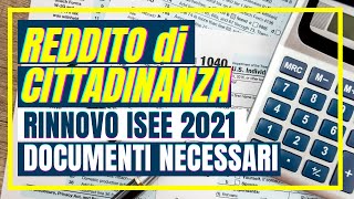 ✅ RINNOVO ISEE 2021 RDC 👉 DOCUMENTI NECESSARI 👉 RINNOVO MODELLO ISEE 2021 PER REDDITO CITTADINANZA [upl. by Nylitak578]