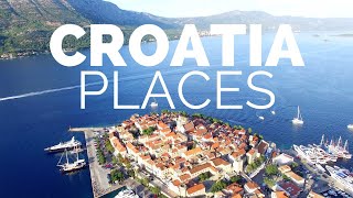 10 Best Places to Visit in Croatia  Travel Video [upl. by Klump]