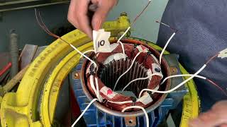 Motor Rewinding  9 Leads Motor  1amp2star connection and Diagram [upl. by Cyrilla]