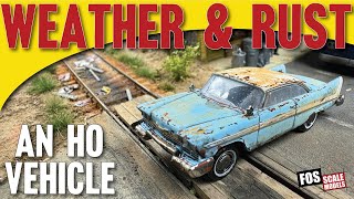 Weather amp Rust an HO Scale Car [upl. by Forest]