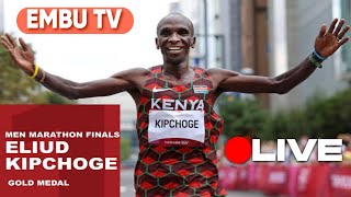 Live Paris Olympics Marathon Kicks Off with Eliud Kipchoge Leading the Pack [upl. by Leonardo]