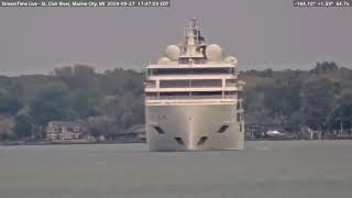 Viking Polaris Passing Algonac Marine City amp Port Huron on Sept 27th 2024 [upl. by Greenlee]