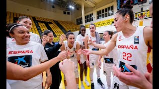 ¡Tenemos la primera victoria Clasificación Eurobasket Femenino 2025 Highlights Croacia vs España [upl. by Rexfourd]