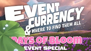 Days of Bloom Event Currencies Where to find them  Sky Cotl  Noob Mode [upl. by Nilhtac]