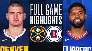 NUGGETS at CLIPPERS  FULL GAME HIGHLIGHTS  April 4 2024 [upl. by Eileen35]