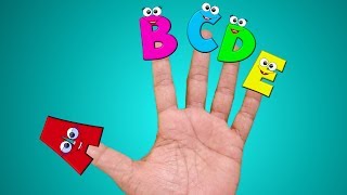 Finger Family  Alphabets Finger Family Nursery Rhyme [upl. by Navanod79]