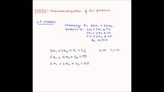 Simplex method  Example 1  Maximization  Part 1 [upl. by Arianne173]