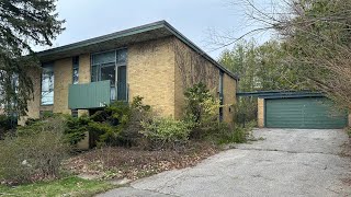 Retro ABANDONED mid century modern home untouched for years [upl. by Ahtabbat]