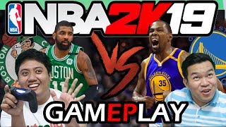 NBA 2K19 PS4 GAMEPLAY Boston Celtics Vs Golden State Warriors feat Ramyer TV and SHOUTOUTS [upl. by Eimmac]