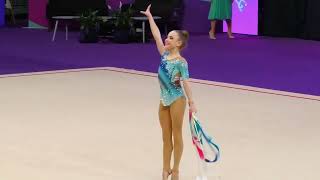 Stiliana NIKOLOVA BUL RIBBON 31000 Final  WCh ClujNapoca 2024 [upl. by Cyrus]