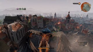 The Witcher 3 mod Rideable GRIFFIN MOUNT mod [upl. by Maillw293]