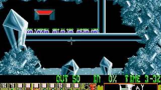 Lemmings music  quotTwangquot  PC DOS Level 05 You Need Bashers This Time [upl. by Skelton]