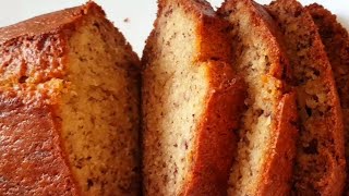 Moist And Fluffy Banana Cake Recipe Easy And Simple Banana Cake Recipe [upl. by Akcimahs113]