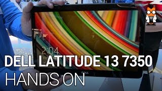 Dell Latitute 13 7350 2in1 Hands on at CES 2015 [upl. by Duahsar]