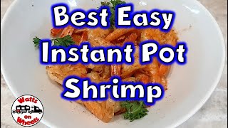 👩‍🍳 Super Easy Instant Pot Shrimp  3 Ingredients  Shrimp for Dummies  WoW Recipe [upl. by Ecnatsnok]