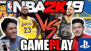 NBA 2K19 PS4 GAMEPLAY Los Angeles Lakers Vs Golden State Warriors  JCCALOY [upl. by Nelyahs685]