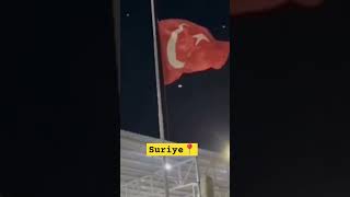 Halepte Türk BayrağınıSuriye türkaskeri [upl. by Elkraps]