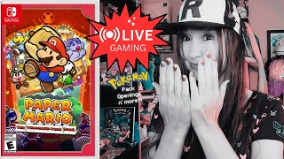 🔴 LIVE RELAXING Gameplay PAPER MARIO The Thousand Year Door n MORE 🙀 [upl. by Compton]