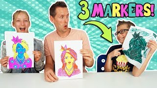 3 MARKER CHALLENGE w our DAD Part 2 [upl. by Riana]