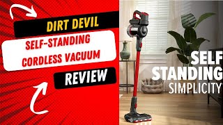 Dirt Devil Self Standing Cordless Vacuum review [upl. by Retseh]