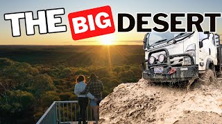 The BIG DESERT BEST REMOTE EXPERIENCE 4X4 OUTBACK AROUND AUS  Caravanning and Camping Family [upl. by Siuqaj]