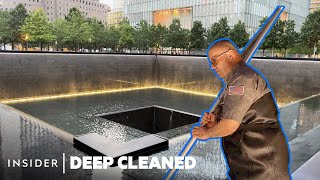 How the 911 Memorial Reflecting Pools Are Deep Cleaned  Deep Cleaned  Insider [upl. by Rachelle]