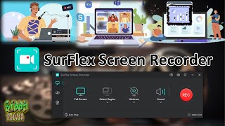 SurFlex Screen Recorder Review amp Tutorial [upl. by Aicena936]