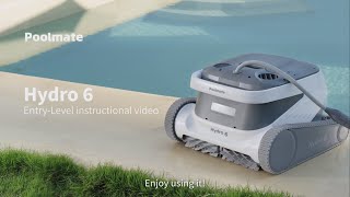 Hydro 4 Cordless Version Tutorial Video  Poolmate Robot Pool Cleaner [upl. by Ailema]