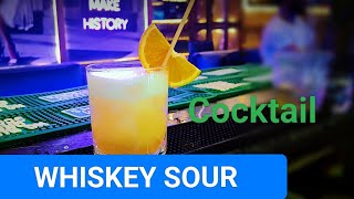 Whiskey sour 🥃 cocktail drink classicocktail alcoholicbeverage whiskey [upl. by Vincenz]