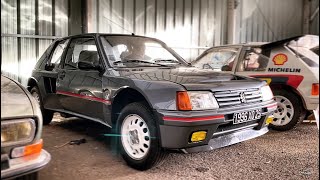 Je conduis la 205 Turbo 16 Série 200 du Musée Peugeot  Elle na que 3500 Kms au compteur [upl. by Adim]