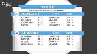 Garstang CC 2nd XI v Morecambe CC 1st XI [upl. by Ariat182]