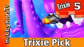 Trixie Space 5 Escape From Planet  Batman Imaginext Toys by HobbyKidsTV [upl. by Ahseila647]