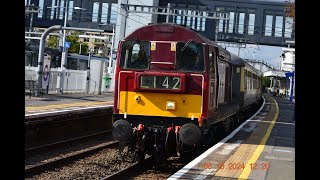 Class 20 142 and Class 47 773 Rumble down Langley [upl. by Drugge]