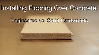 Full Glue Down Installation  Engineered Hardwood Flooring on a Concrete Slab [upl. by Tillford]