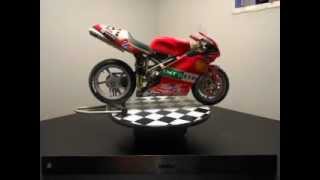 MINICHAMPS 16 SCALE DIECAST MOTORCYCLE MOTO GP DUCATI 996 R TROY BAYLISS WSB 2001 WORLD CHAMPION [upl. by Culhert975]