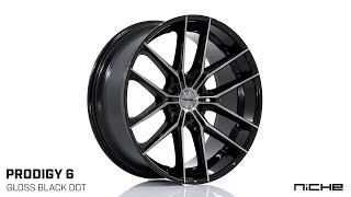 NICHE NC280 PRODIGY 6  24X10  GLOSS BLACK DDT [upl. by Leinehtan]