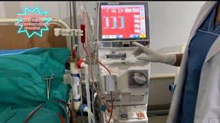 How to terminate of dialysis nikkiso hemodialysis hospital ckd [upl. by Gundry286]