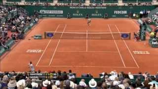 Dimitrov Rips MonteCarlo Hot Shot Forehand vs Nadal [upl. by Areid285]